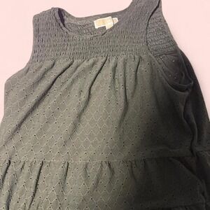 Michael Kors Green sleeveless shirt